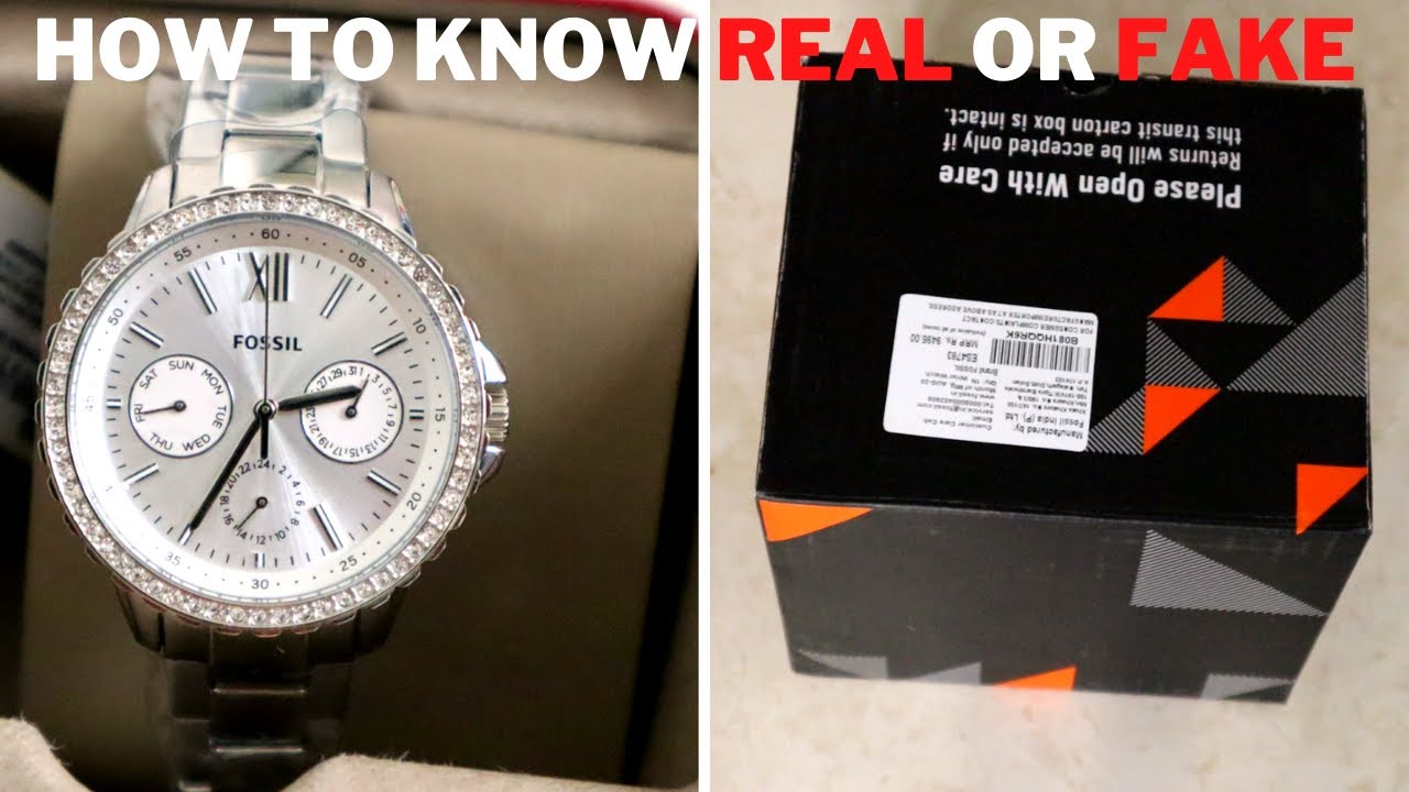 Fossil Watch Real Vs Fake Watch | Real Watches On Amazon? Fossil Watch Review