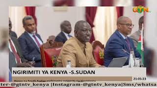 President Ruto hosts his counterpart from South Sudan President Salva Kiir at State House, Nairobi