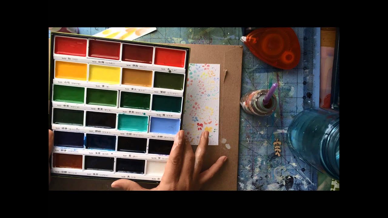 colored stencil transfer technique YouTube