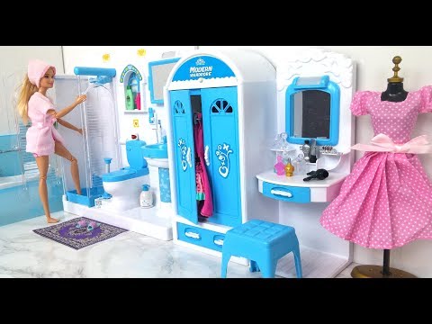 barbie bathroom and bedroom