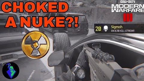 Choking a Nuke My First Game On MW3 Beta!