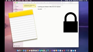 Locking Notes in OS X El Capitan – Wind5387