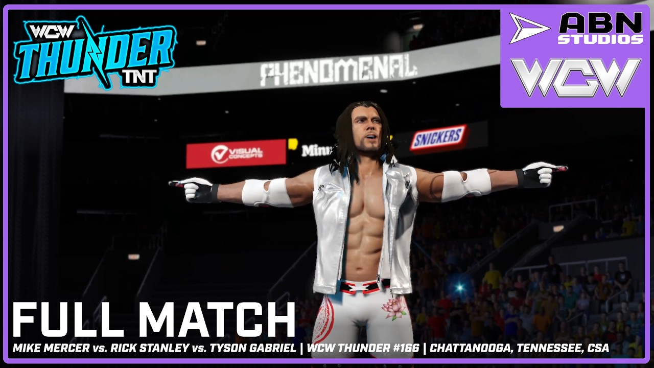 FULL MATCH | Mike Mercer vs. Rick Stanley vs. Tyson Gabriel | WCW Thunder #166