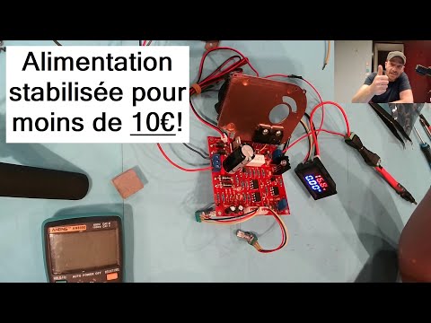 Alimentation Stabilisée Réglable 0-30V / 0-3A - Pour Labo électronique, Réparation, Bricolage