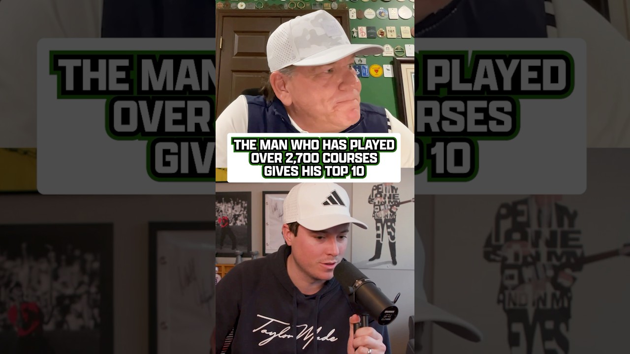 Daryl Boe has played 2,769 DIFFERENT golf courses… here are his Top 10.