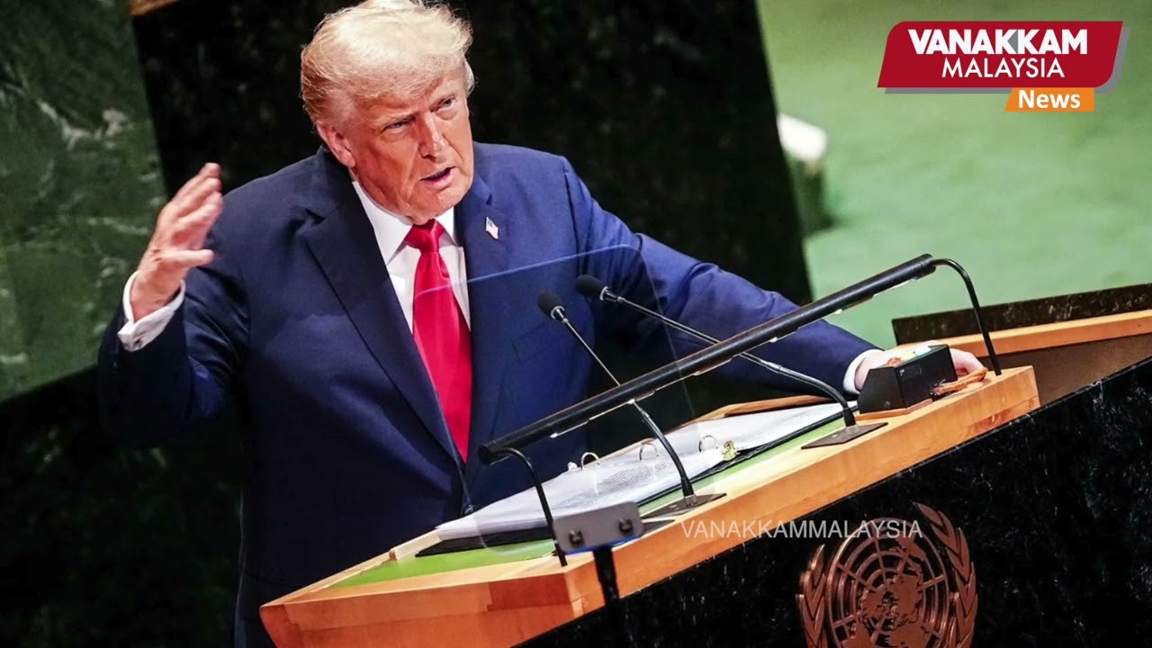 Trump mocks UN over teleprompter glitches and stalled escalators