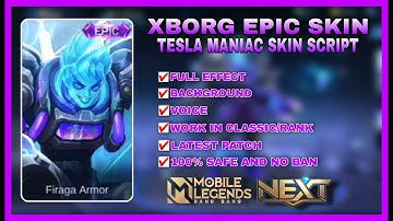 XBORG EPIC SKIN SCRIPT | TESLA MANIAC | EARLY ACCESS | 100% SAFE AND WORKING