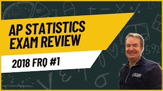 How do I answer AP Stats Exam FRQ 2018 #1? | 2-Variable Data - Scatterplots, LSRLs from CED 2
