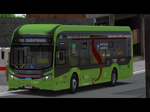 NOVO ÔNIBUS ELETRICO! Caio E-Millennium MBB O500U | 6258/10 JD SÃO FRANCISCO | OMSI 2 | VOLANTE G27