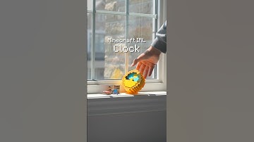 Make a Minecraft Clock in Real Life ⏰ #minecraft #diy