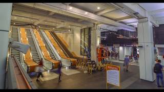 Wynyard Station Upgrade - time lapse video of installation of heritage interpretation sculpture