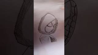Gwen 🕷️❤️ Draw transition #spiderman #shorts