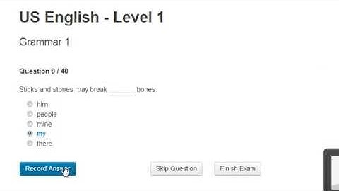 Freelancer Us English Level Test Answer - 2019 English test