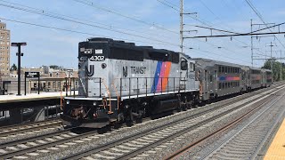 Nj Transit Gp40-2 Elizabeth Nj