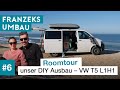 Roomtour T5 DIY Aluprofil-Ausbau | Seniorentransporter wird Abenteuerkutsche | Minimalumbau