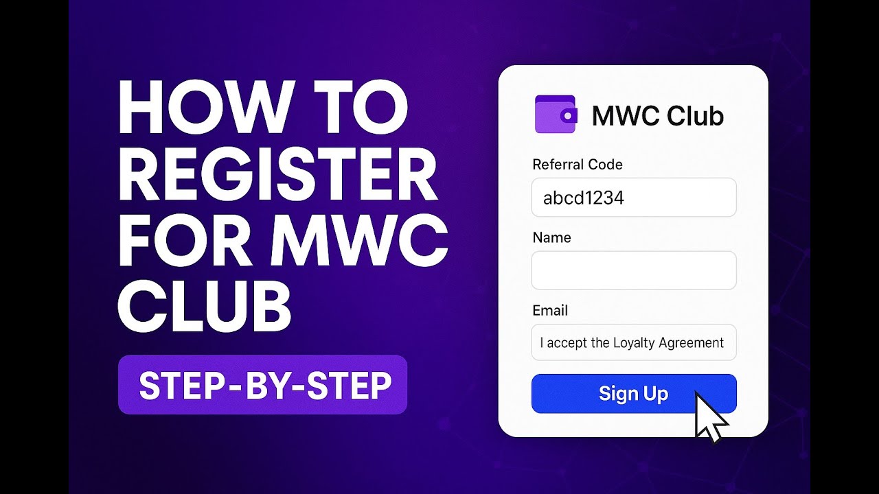 How To Register for the MWC Club (Step-By-Step Loyalty Program Walkthrough)