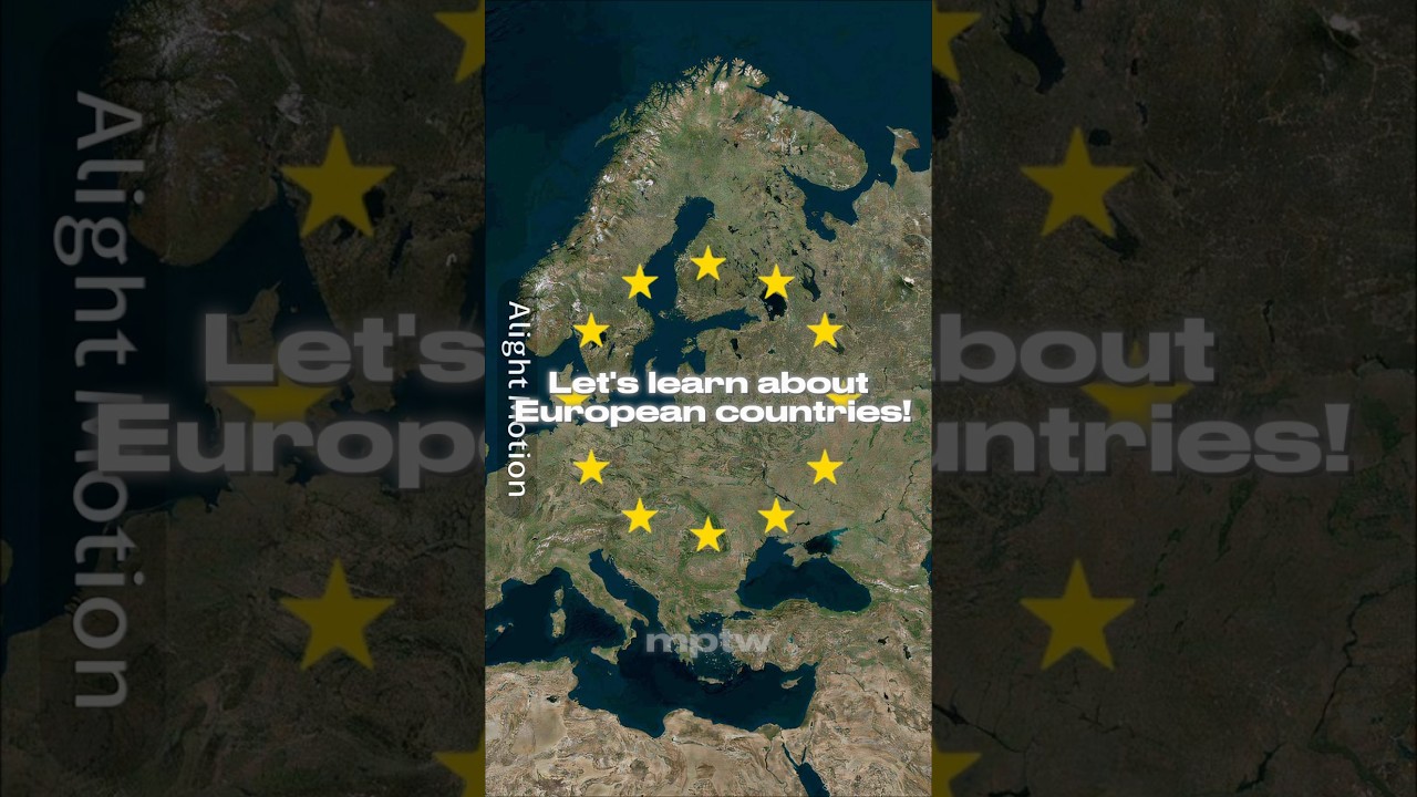 Learn the Countries of Europe!🇪🇺#shorts #world #edit#europe