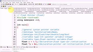 Lecture-79| Pointer| Float Pointer Declaration and Initialization| Pashto