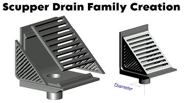 Revit MEP Scupper Drain Family Creation | Revit Plumbing | #plumbing #mep #revit
