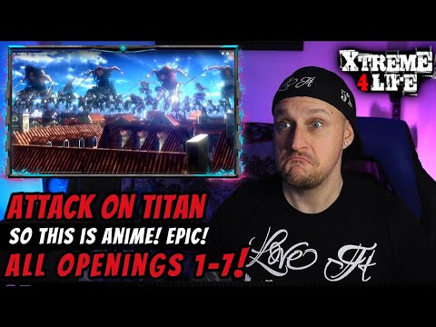 Attack On Titan | All Openings 1-7 | Non-Anime Fan - But This Epic!