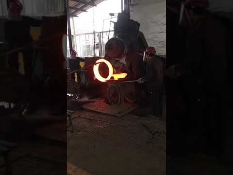 Flange Rolling(Forging) by Vertical Ring Rolling Machine