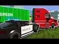 SEMI TRUCK POLICE CHASE! - Brick Rigs Multiplayer gameplay - Lego Cops & Robbers