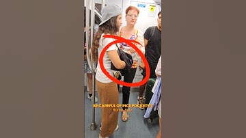 ⚠️ Be careful of Pickpockets in Rome & across Europe! Know their tactics! #Pickpocket #Viral #Shorts