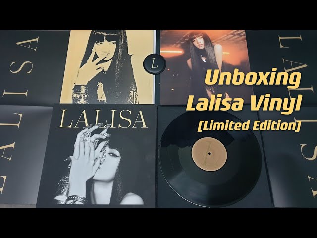 Unboxing] BLACKPINK LISA - LALISA Single Album LP / Vinyl ver