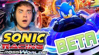 SONIC RACING CROSSWORLDS OPEN BETA GAMEPLAY