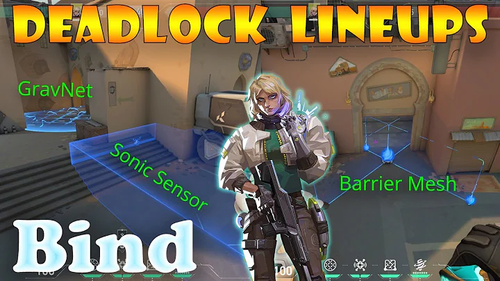 BEST Deadlock Lineups on Bind | Deadlock Setups Bind | Deadlock Walls and Nade Lineups | Valorant