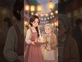 Cozy Village Festival Night 🌙 Lantern Glow &amp; Traditional Sweets | Relaxing Ghibli-Style Ambience