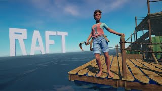 🧁СТРИМ RAFT🧁Отдыхаем от RUST в RAFT! Я и плоТские утехи! Лутаем островочки и борем с акулами!