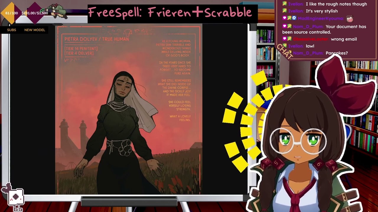 talking FreeSpell： the Frieren+Scrabble ttrpg(June 18, 2024)
