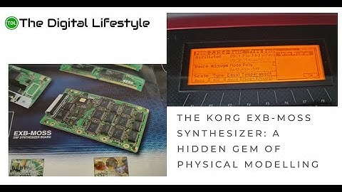 The Korg EXB-MOSS synthesizer: a hidden gem of physical modelling