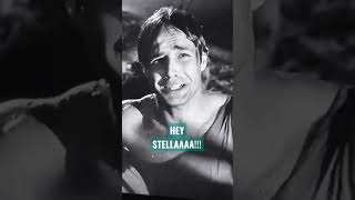 Iconic Movie Scenes: Marlon Brando in “A Streetcar Named Desire” 1951🎥 🌟 🎞 #marlonbrando #stella