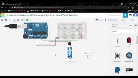 Project 2 : (MEC522) Development of Smart Apartment Window & Door System using LDR Sensor & Servo