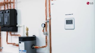 Lg Therma V R32 Split Combi Unit : Installation Guide Step 1 – Unit, Water & Ref Piping Installation