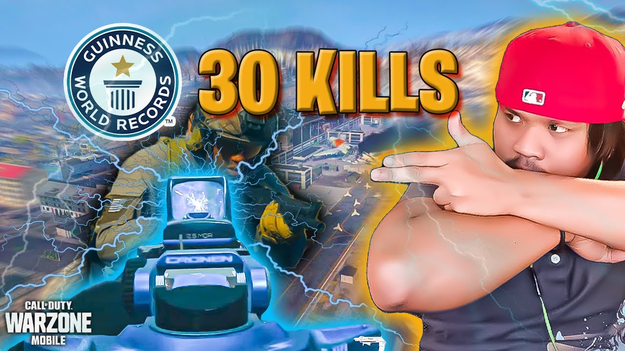 WARZONE MOBILE - WORLD RECORD 3O PERSONAL KILLS ON SQUAD BATTLE ROYALE ...