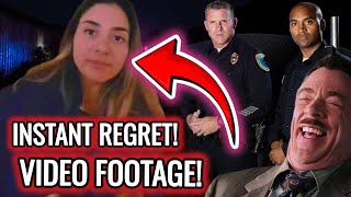 WOMAN ARRESTED AFTER WILD RESTAURANT FIGHT — FIRED AND HUMILIATED AFTER FALLING FACE-FIRST