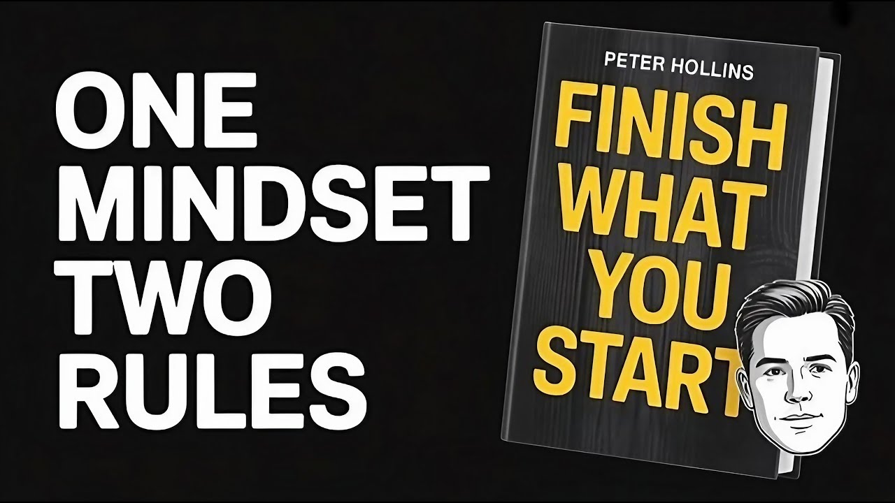 Finish What You Start by Peter Hollins Audiobook | Book Summary in ...