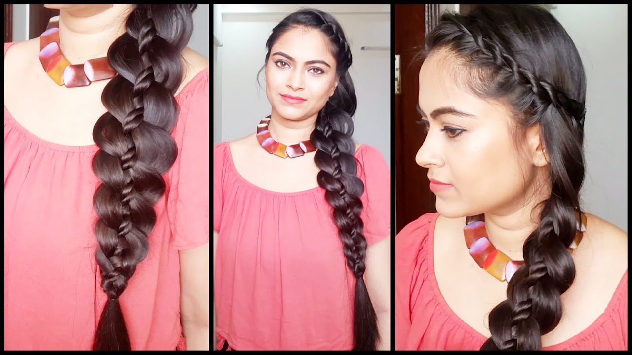 How to Wear Punjabi Paranda | Maang Tikka | Easy Paranda Hairstyle Tutorial  | LHPB - YouTube