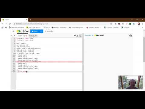 War card Game Video 2 Python