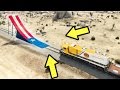 WHAT HAPPENS WHEN A RAMP IS IN FRONT OF A TRAIN IN GTA 5?