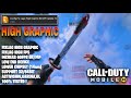 FIX LAGS HIGH GRAPHIC CONFIG IN COD MOBILE | SMOOTH 60FPS BR/MP | CONFIG CODM UPDATE