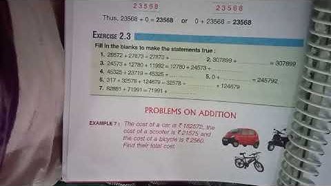 Class- 4 th ( math), exercise- 2.3