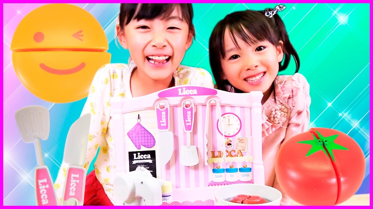 Licca-chan Doll Cute Kitchen Toys Play House Cooking for Kids