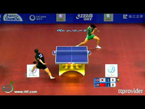 Watch the full match at ittf.com This video is the property of Total Sports Asia on behalf of the ITTF ======= Table Tennis: China Open 2011, Shenzhen, Sat 18th June 2011, Quarterfinal Men's singles: Ma Lin (CHN) vs. Joo Se Hyuk (KOR) ======= www.facebook.com - Become a Fan! twitter.com - Follow! ======= If you like my videos subscribe and make sure to become a fan on facebook and follow on twitter to get the latest updates.