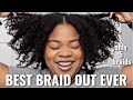 THE BEST BRAID OUT EVER WITH ONLY 5 BRAIDS!!!
