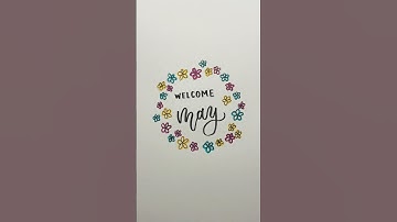 Let’s have a good month 🫶🏼🌸 #calligraphy #flowers #handwriting #art #shorts