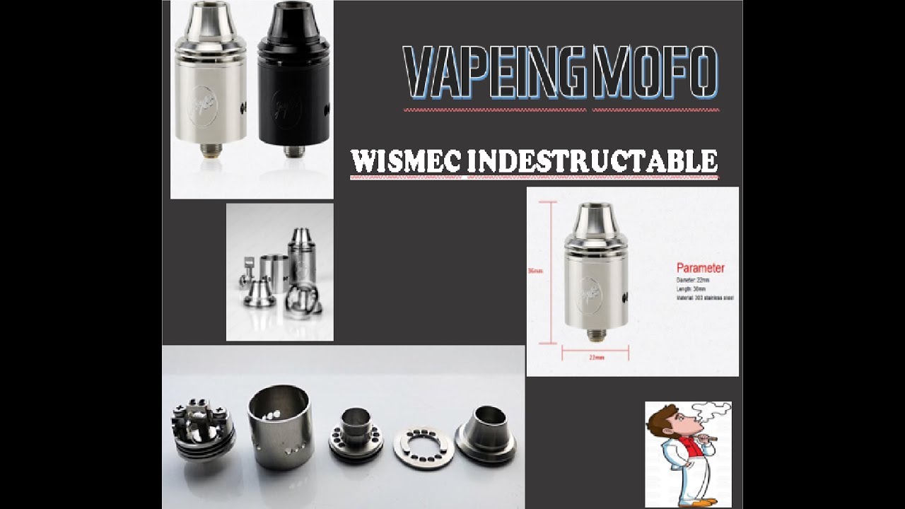 Wismec Indestructable RDA Review (Dual Coil Build)